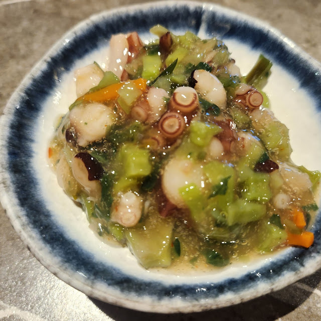 Marinated Octopus with Wasabi
