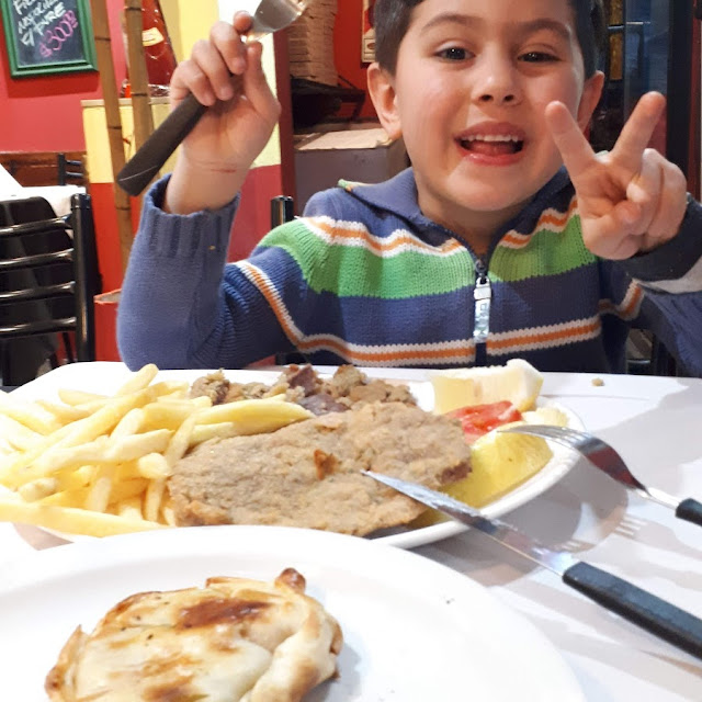 Milanesa Con Papas Fritas