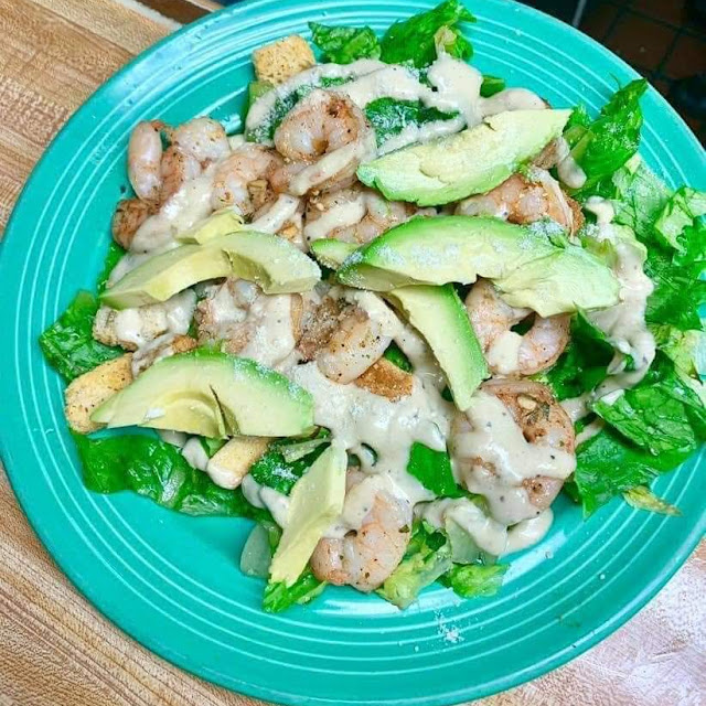 Grilled Shrimp Caesar Salad