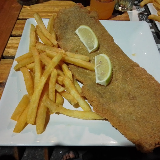 Milanesa Con Papas Fritas