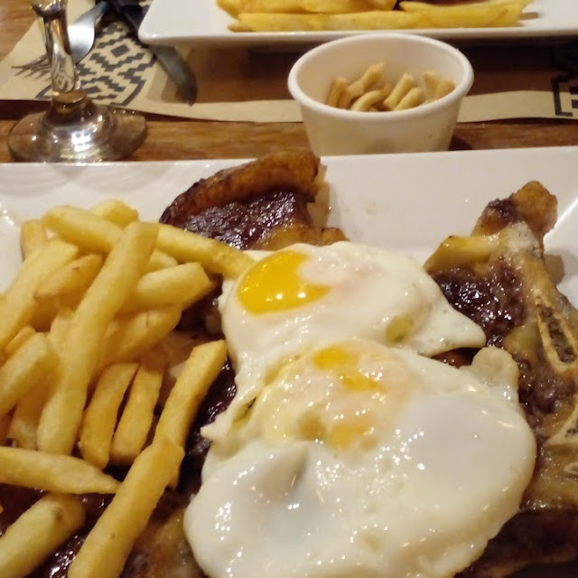 Bife Completo Con Papas Fritas