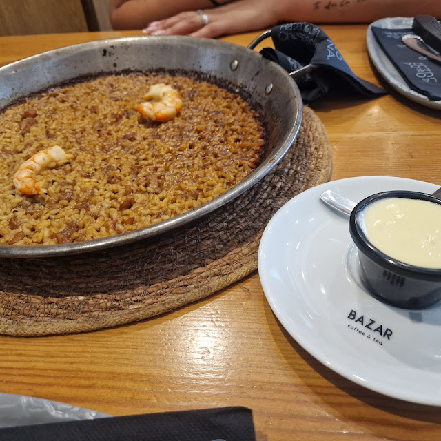 Arroz A Banda With Squid Shrimp And Ali-oli