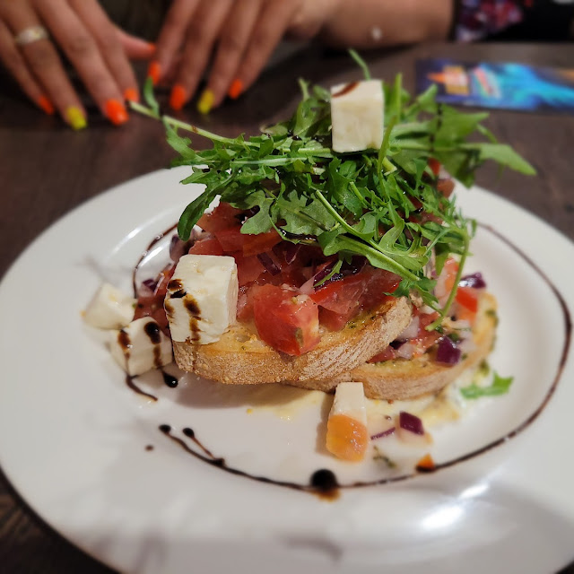 Tomato Rocket & Fetta Bruschetta V