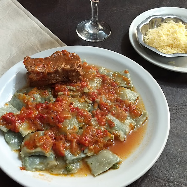 Ravioles Caseros Con Carne