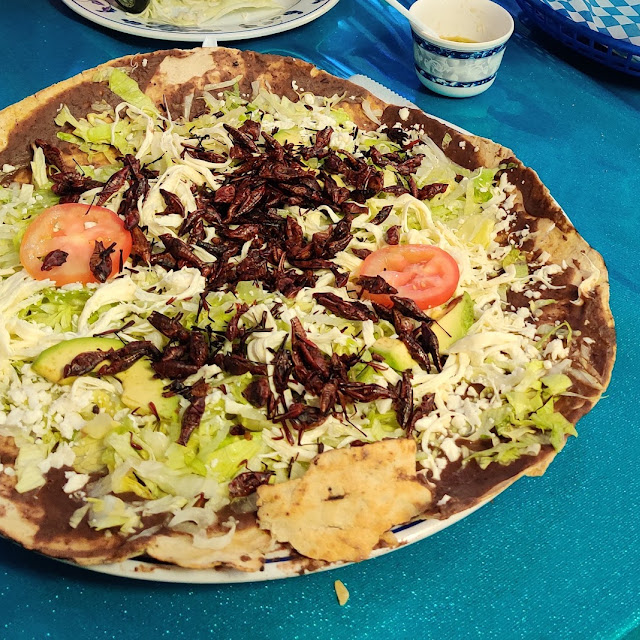 Tlayuda Con Chapulines