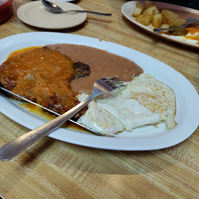 Pork Chop Eggs Jalisciense