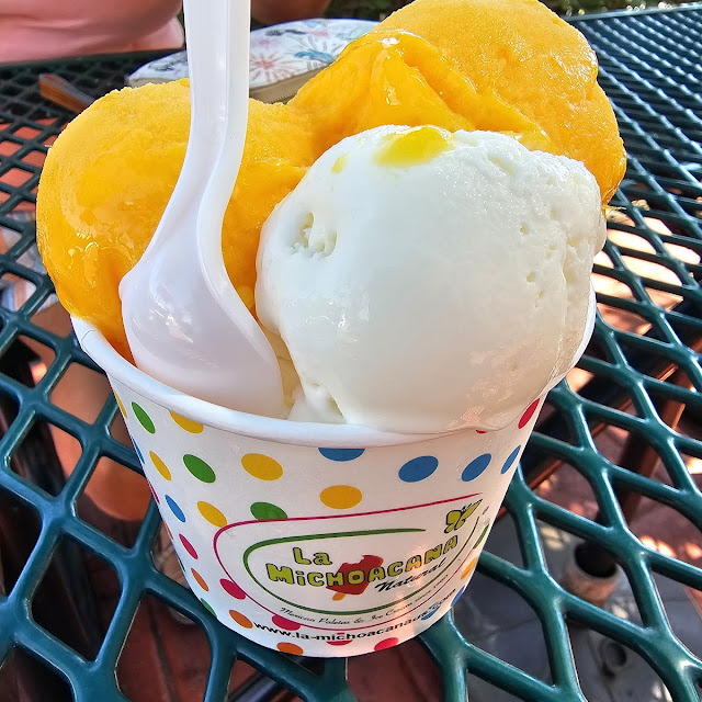 Mango and Coconut Ice Cream