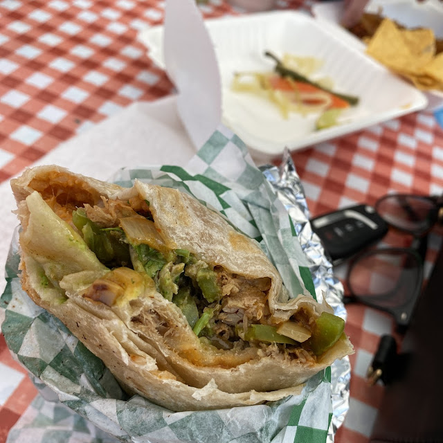 Chicken Burrito Verde