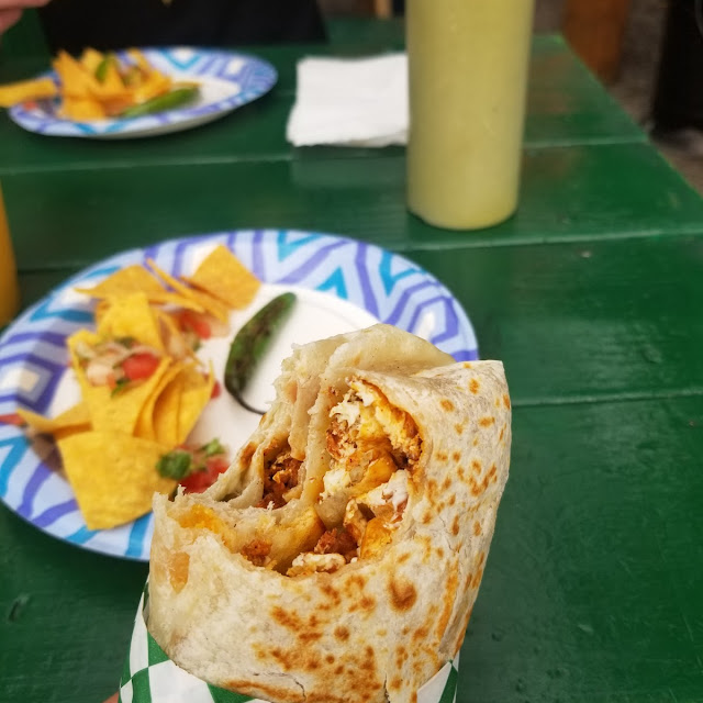 Churizo Egg Burrito