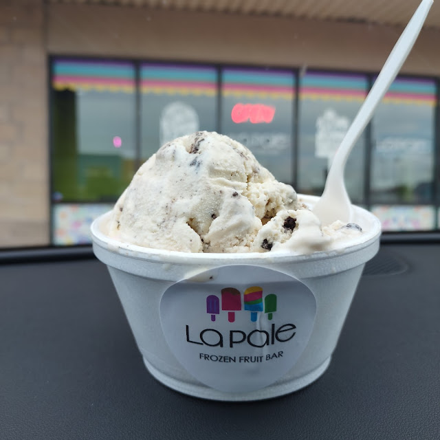 Cup of Cookie Monster Ice Cream 2x Scoops