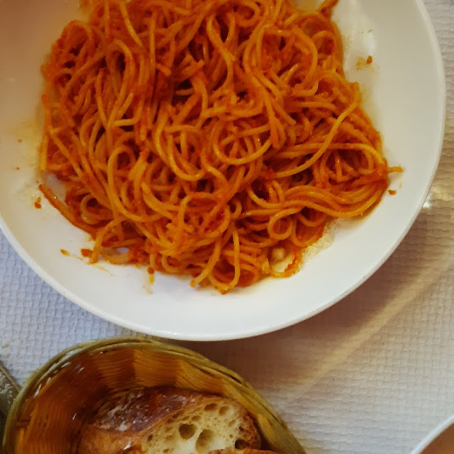 Spaguettis Pomodoro