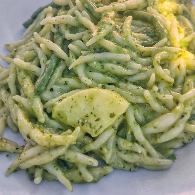 Trofie Pesto Patate E Fagiolini