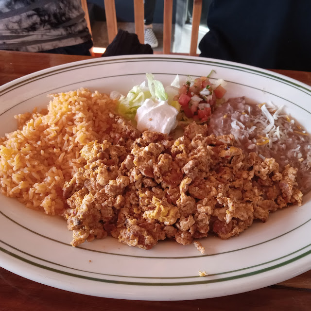 Chorizo and Eggs Plate