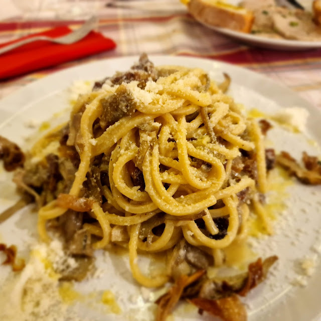 Tonnarelli Carciofi E Guanciale