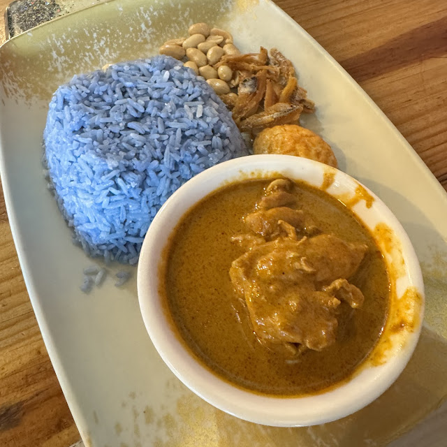 Coconut Butterfly Pea Rice