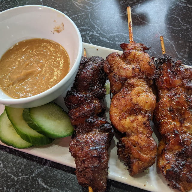 Satay Pork and Chicken