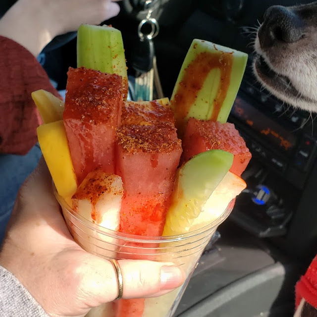 Fruit with Tajin and Chili and Lime