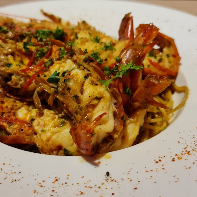 Seafood Aglio Olio