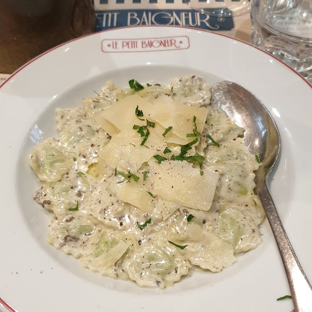 Ravioles de Royan À la Crème de Truffes