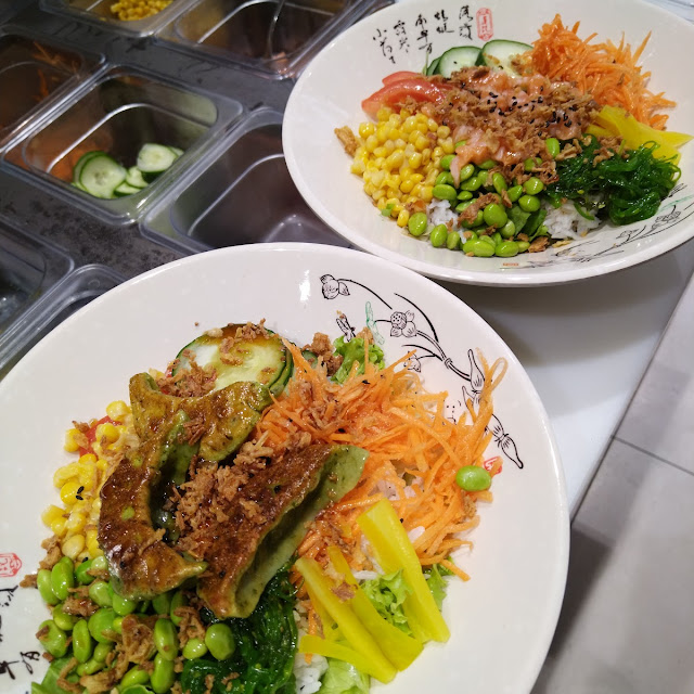 Poke Bowl Saumon Et Raviolis Végétarien
