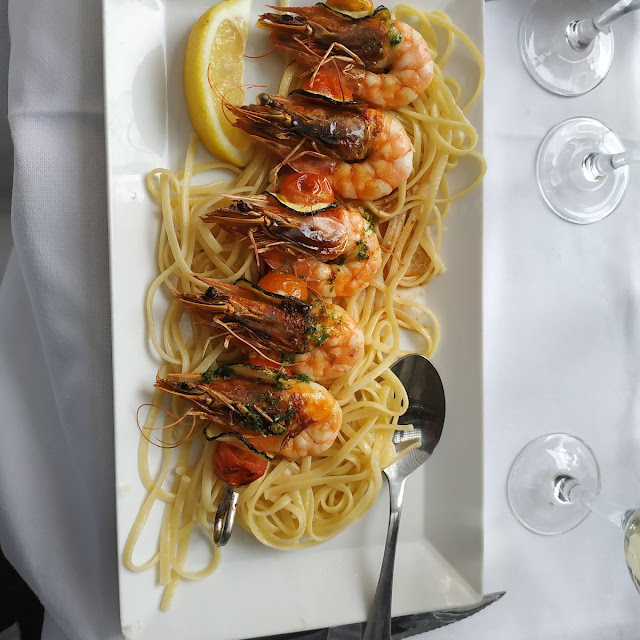 Brochette Og Gambas