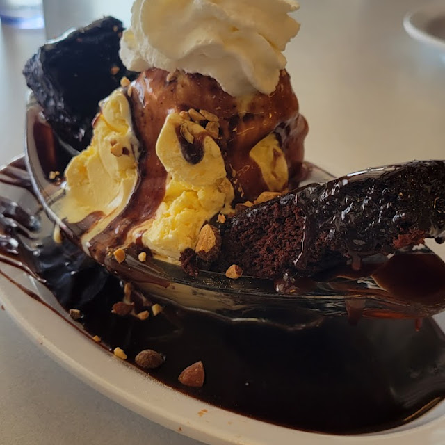 Amy's Hot Fudge Brownie