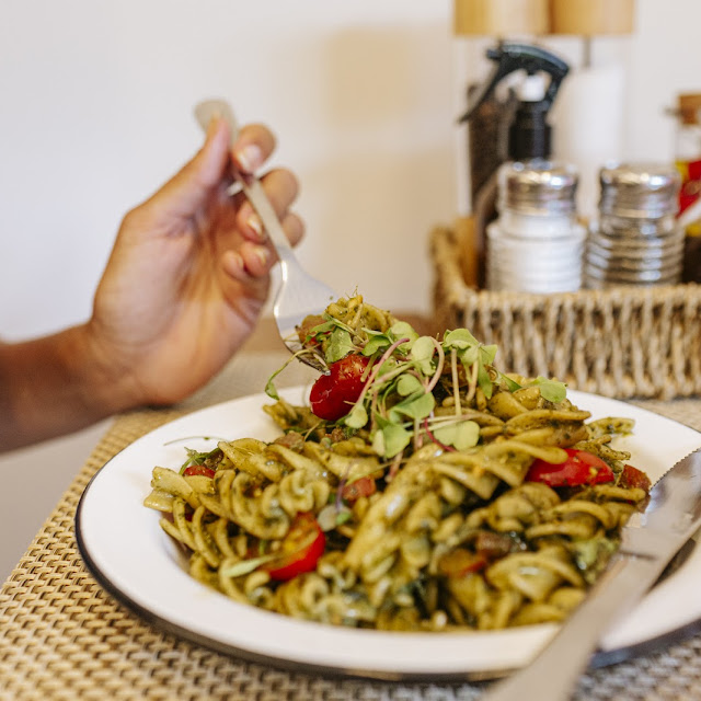 Fussili ao Pesto