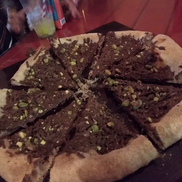 Pizza Chocolate Com Pistache