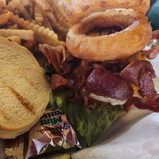 Blue Bacon Cheeseburger