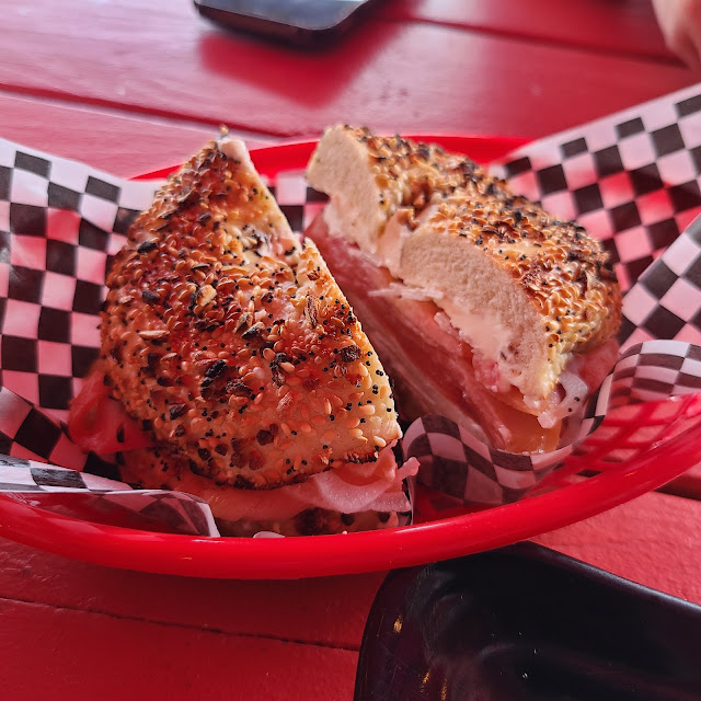 Lox and Bagel with Cream Cheese