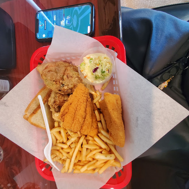 2 Piece Fish with Stuffed Crab