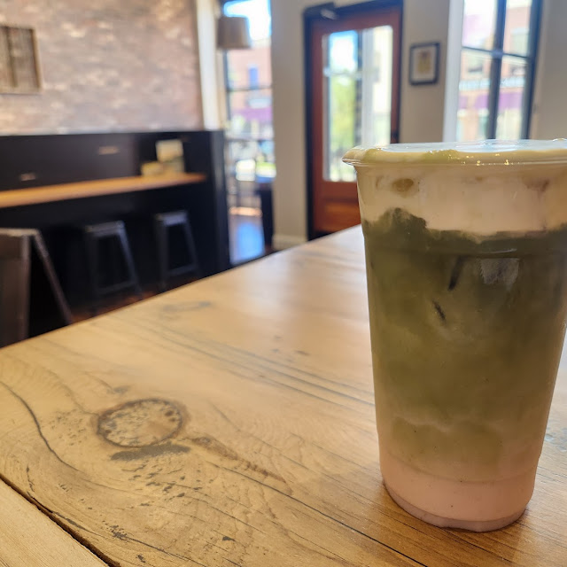 Strawberry Matcha Latte
