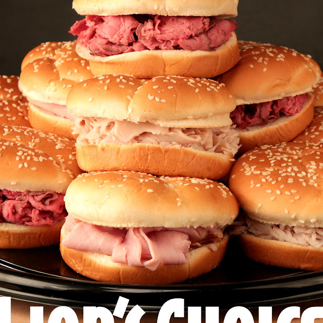 Roast Beef Ham or Turkey and Sandwich for You and You and You and You