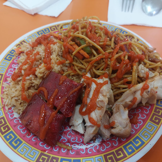 Arroz Con Pollo Spaghetti Costilla Agridulce