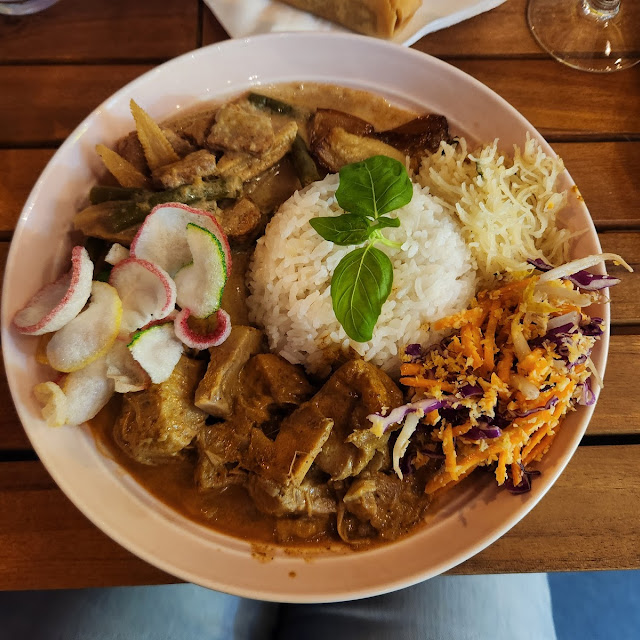 Nasi Campur Mixed Rice Dish Vegan