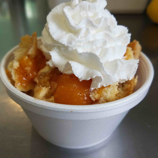Peach Cobbler Sundae