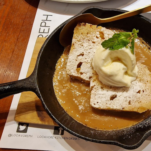 Sizzling Pandesal Pudding