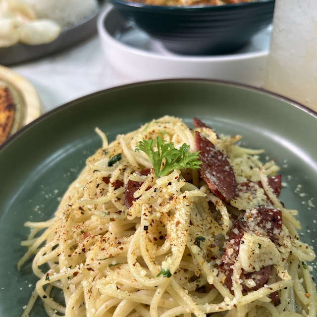 Aglio Olio Beef Bacon