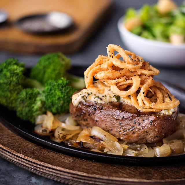 8oz Onion Brewski Steak for Logan's Roadhouse 2013