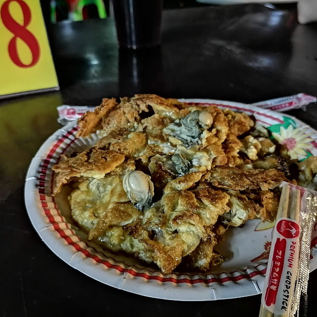 Fried Oysters Omelette