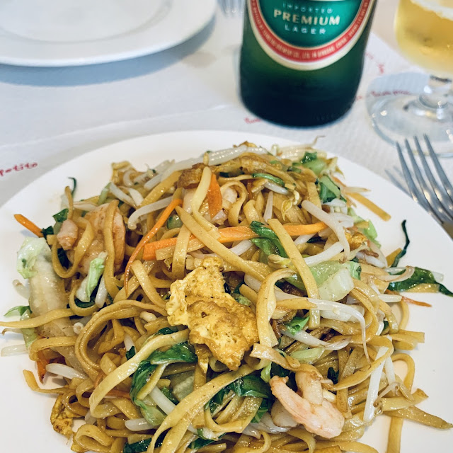 Tagliatelle Con Verdure E Gamberi