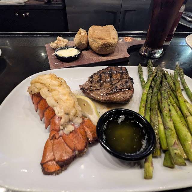 Filet Mignon and Lobster Tail