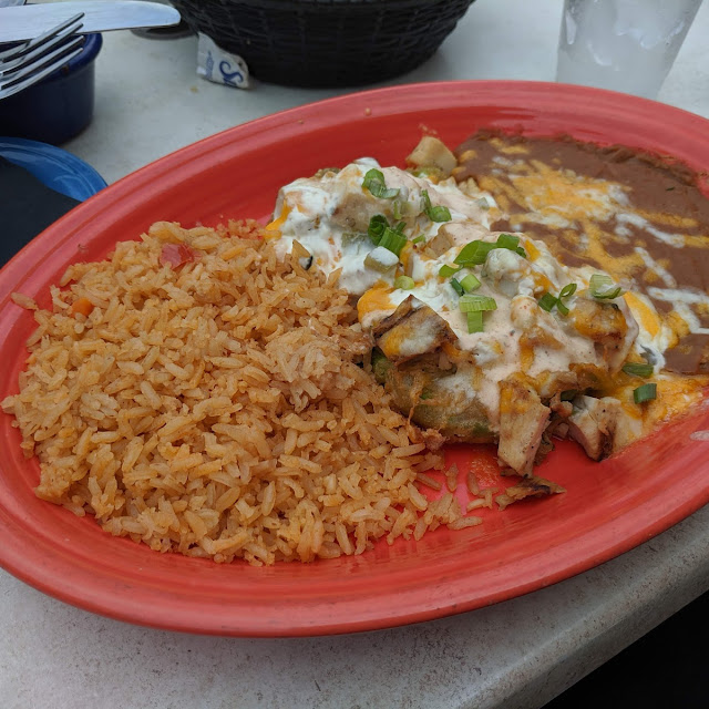Fajita Chicken Enchiladas