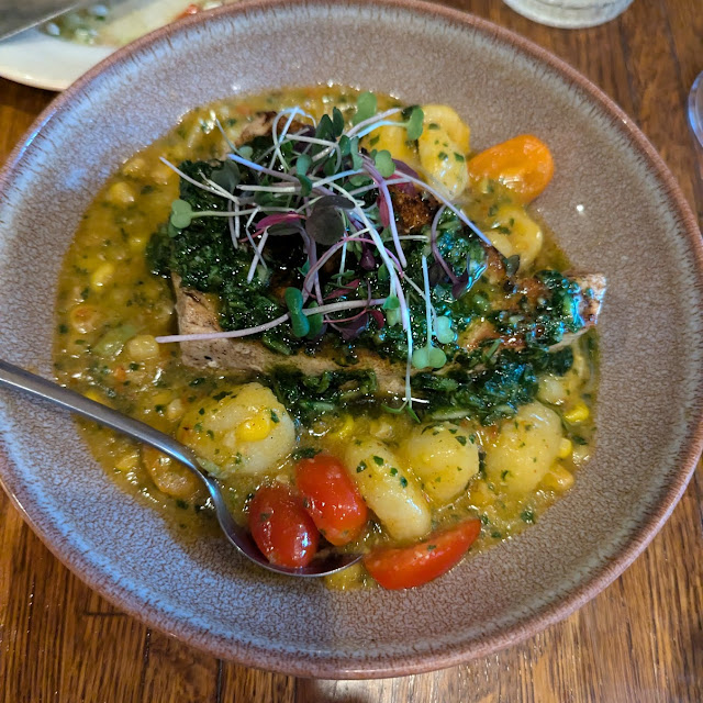 Swordfish with Gnocchi