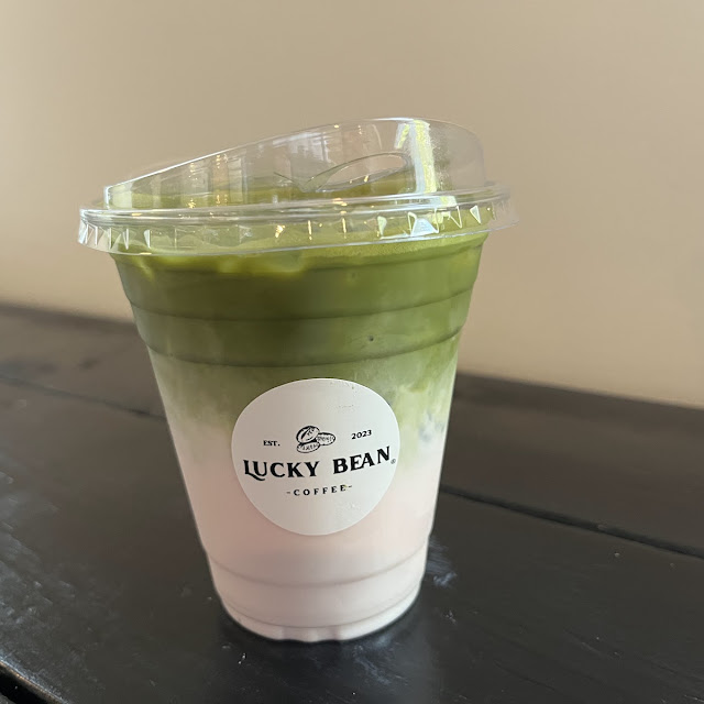 Iced Strawberry Matcha Latte