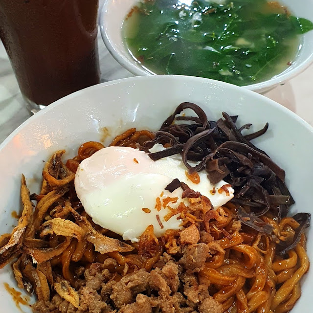 Pan Mee with Anchovies