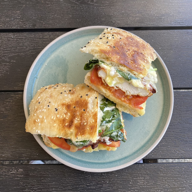 Chicken and Avocado Focaccia