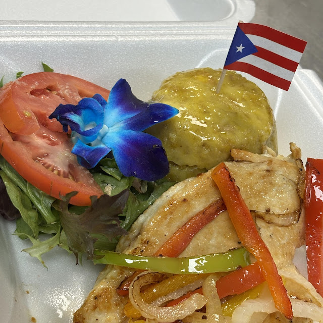 Mofongo Con Pechuga a La Plancha Mofongo and Grilled Chicken