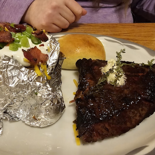 Sirloin Steak and Baked Potato