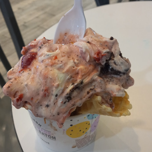 Cherry Batter Brownie Cookie Dough Caramel